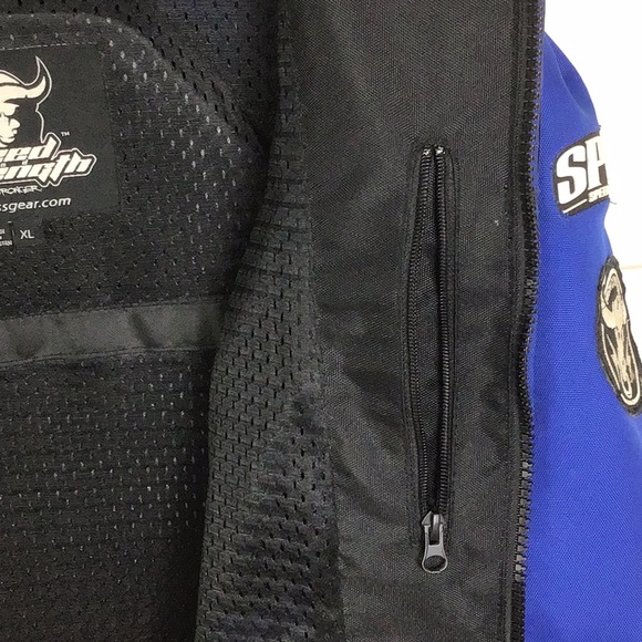 Motorcycle Speed and Strength Dead Top Center Textile Jacket Size XL - Picture 7 of 12